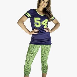 Lady 12 Sports Jersey 54 Go Seahawks!